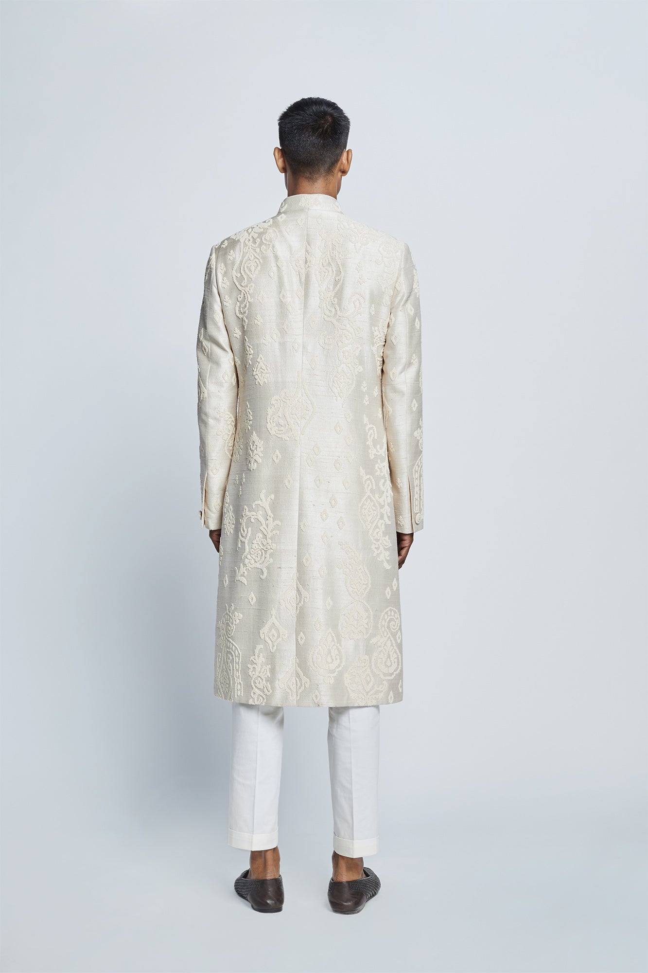 Pearl Embroidered Sherwani Set